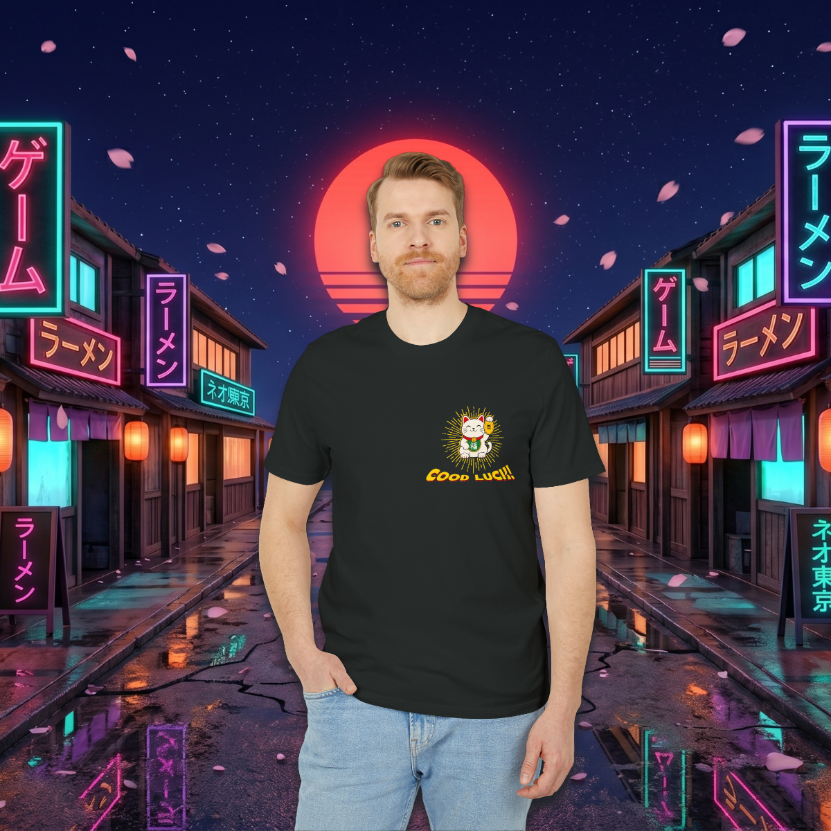 Lucky Cat Graphic Tee