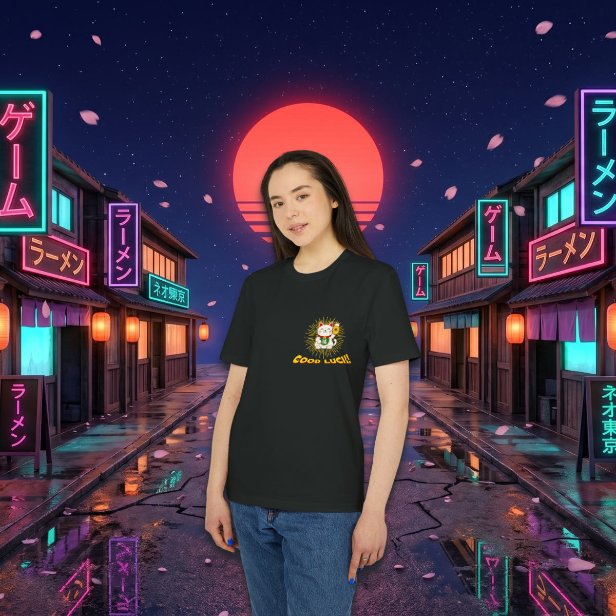 Lucky Cat Graphic Tee