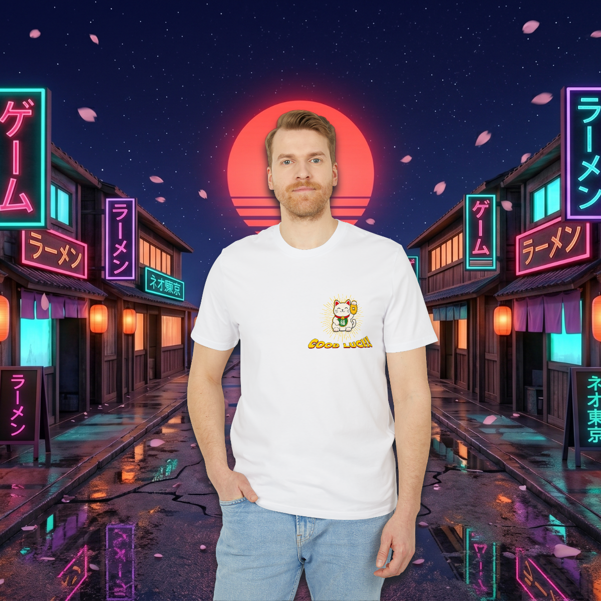 Lucky Cat Graphic Tee
